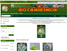 Tablet Screenshot of botanikshop.de